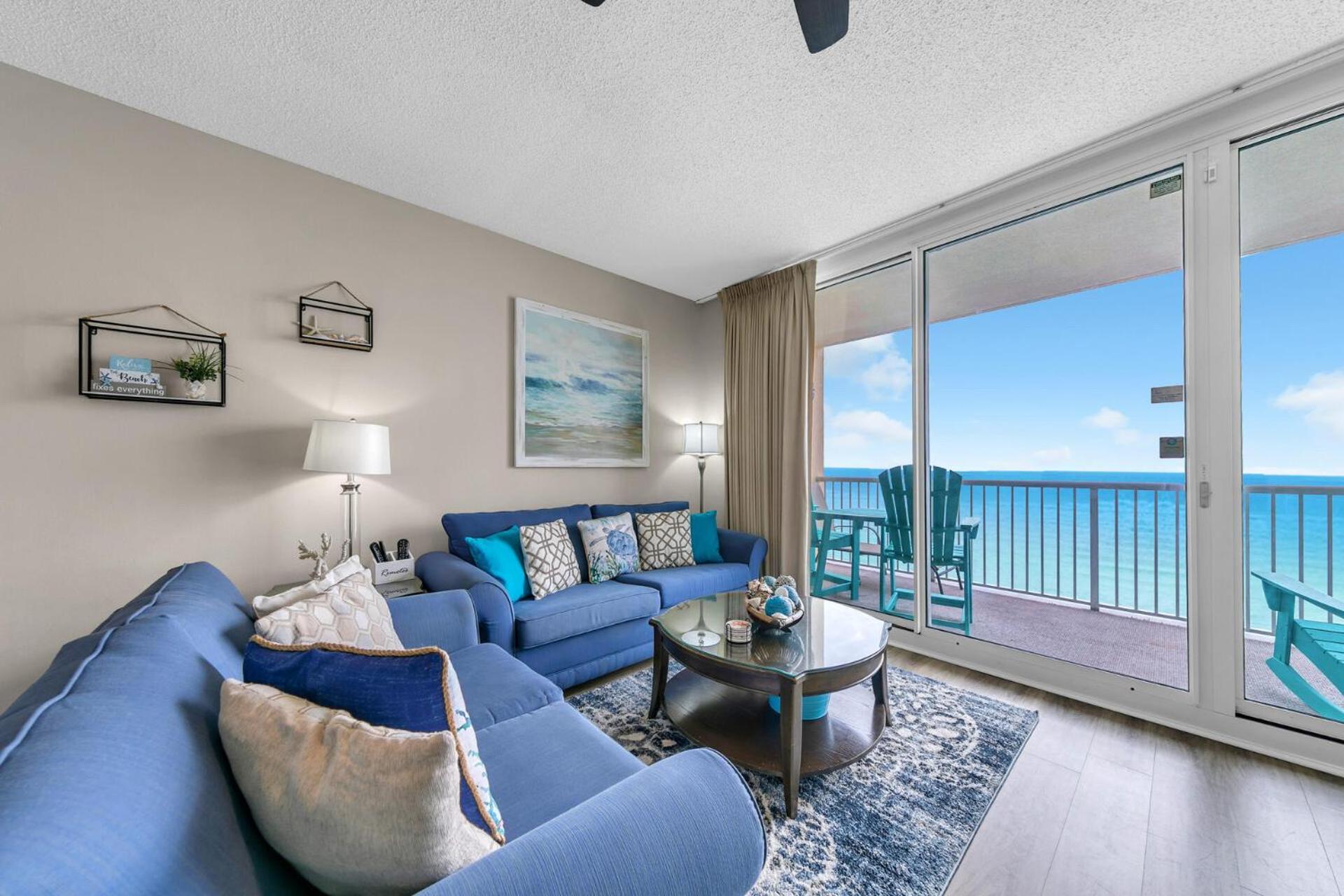 Stunning Ocean & Sunset Views, Direct Beach Access With 2 King Bedrooms At Panama City Beach, Fl Zewnętrze zdjęcie